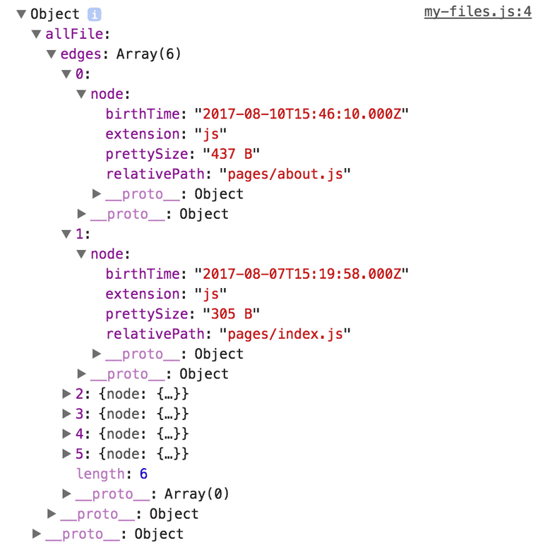 data-in-console